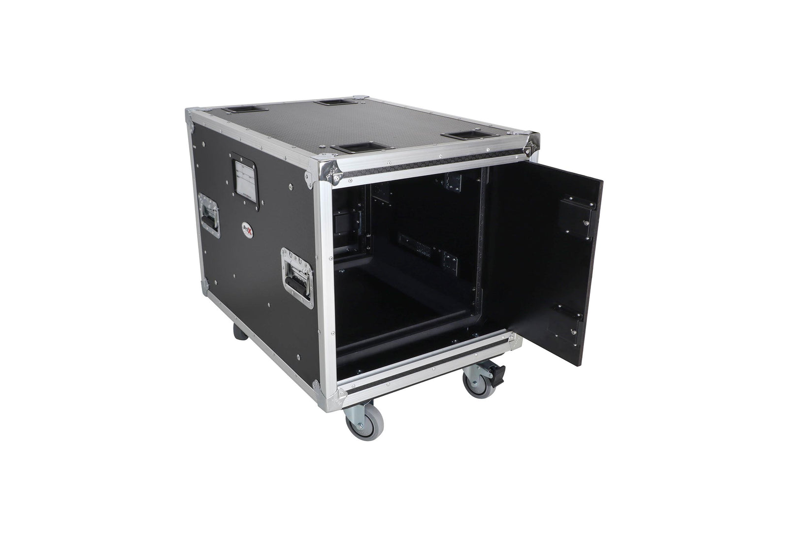 ProX XS-10USLAM24, 24-Inch Vertical Shock Mount Case with Sliding Doors and Caster Wheels - 10 Units by ProX Cases