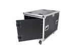 ProX XS-10USLAM24, 24-Inch Vertical Shock Mount Case with Sliding Doors and Caster Wheels - 10 Units by ProX Cases