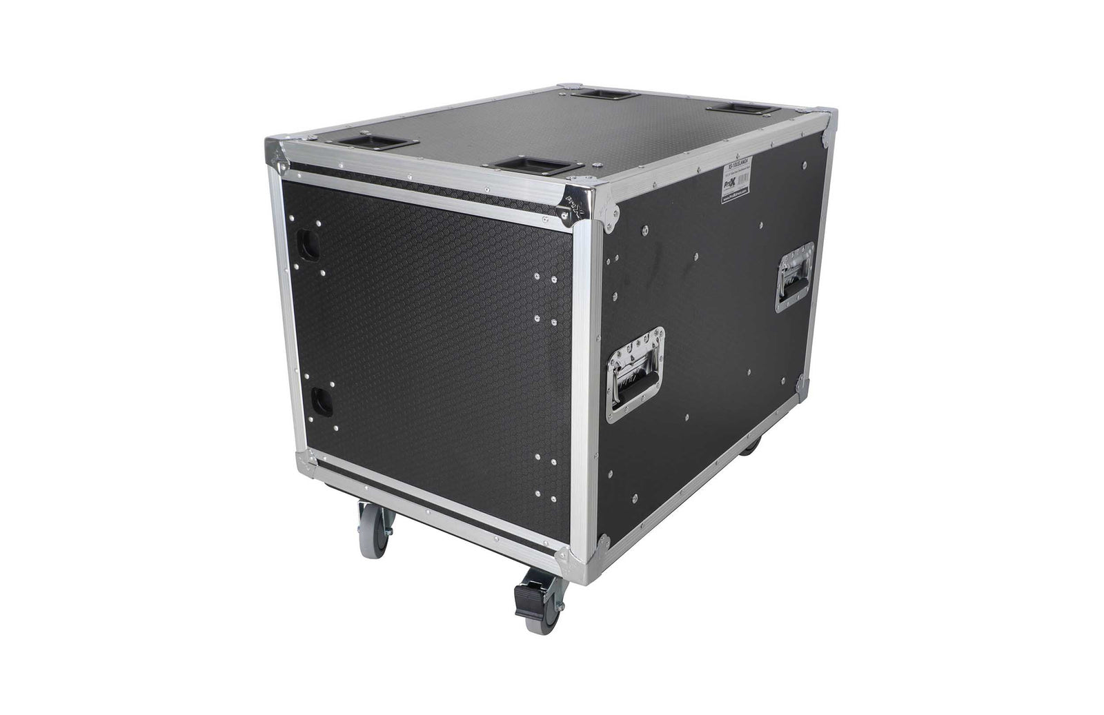 ProX XS-10USLAM24, 24-Inch Vertical Shock Mount Case with Sliding Doors and Caster Wheels - 10 Units by ProX Cases