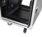 ProX XS-10USLAM24, 24-Inch Vertical Shock Mount Case with Sliding Doors and Caster Wheels - 10 Units by ProX Cases