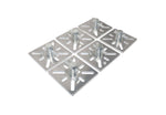 ProX XT-TC5X6, 5-Inch Aluminum Led Panel Plate with Half Conical Coupler - 6 Pcs by ProX Cases