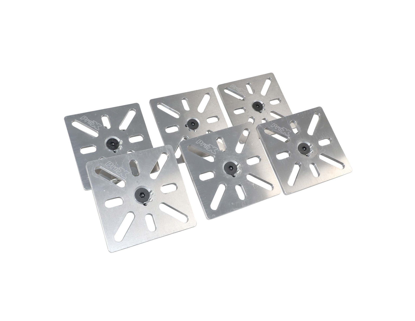 ProX XT-TC5X6, 5-Inch Aluminum Led Panel Plate with Half Conical Coupler - 6 Pcs by ProX Cases