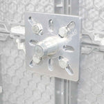 ProX XT-TC5X6, 5-Inch Aluminum Led Panel Plate with Half Conical Coupler - 6 Pcs by ProX Cases