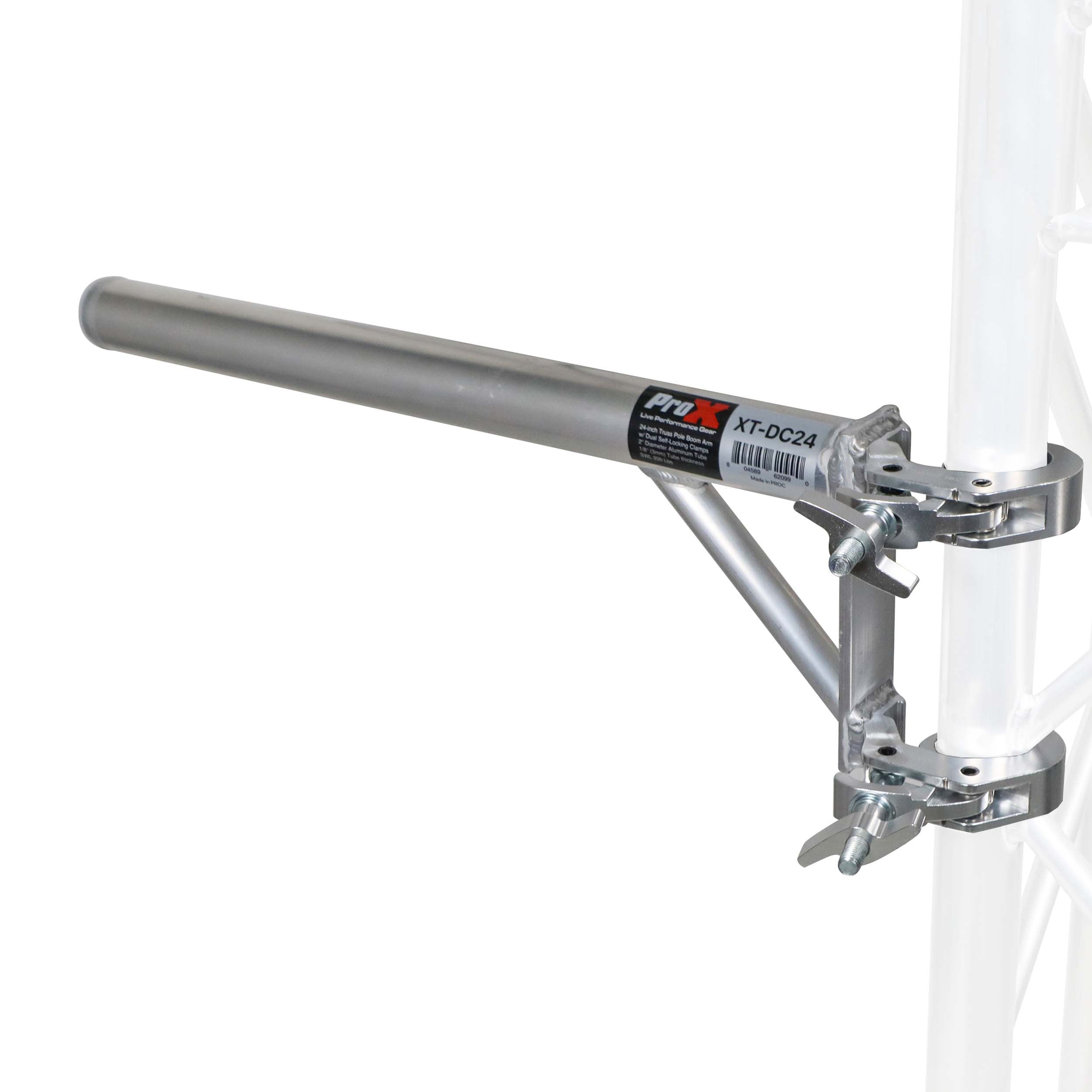 ProX XT-DC24 Truss Arm Extension Pole with Dual Self-Locking Clamps for Moving Heads - 24 Inch by ProX Cases
