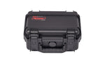 SKB Cases 3i-0907-4B-L, iSeries Small Mil-Standard Waterproof Case 4" Deep with Layered Foam - Black by SKB Cases