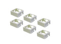 JMAZ MAD PAR White Plastic Covers - 6 Pack by JMAZ