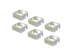 JMAZ MAD PAR White Plastic Covers - 6 Pack by JMAZ