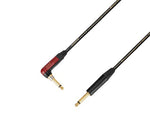 Adam Hall 5 STAR IPR 0300, Angled Neutrik SilentPLUG TS to TS Instrument Cable - 3 Meters by Adam Hall