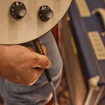 Adam Hall 4 STAR IPP 0600 BLU, Blue Nylon Jacket Instrument Cable with Jack TS Connectors - 6 Meters by Adam Hall