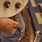 Adam Hall 4 STAR IPP 0600 GRN, Green Nylon Jacket Instrument Cable with Jack TS Connector - 6 Meter by Adam Hall