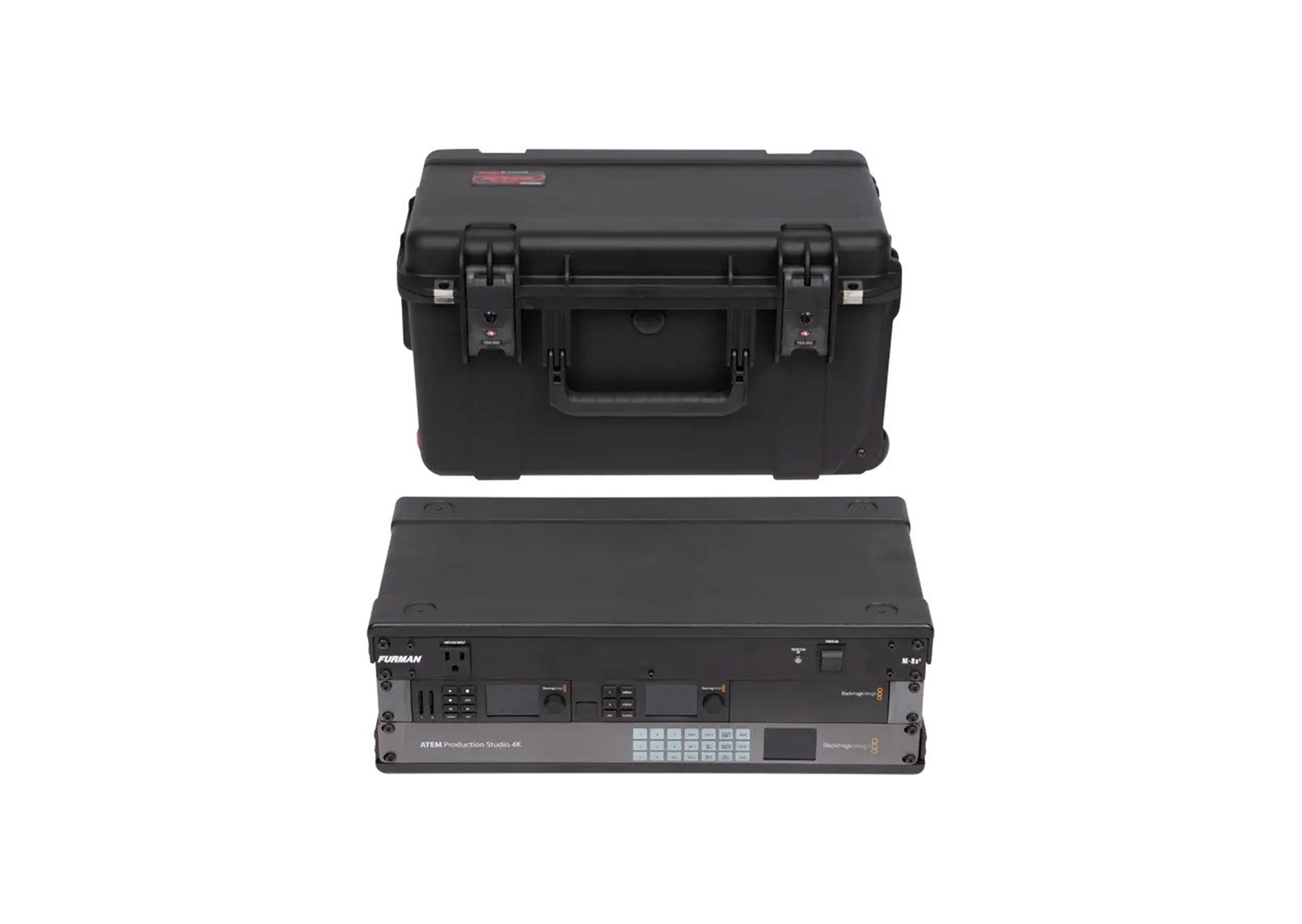 SKB Cases 3i-2011M103U 9-Inches iSeries Injection Molded Shallow Fly Rack - 3 Unit by SKB Cases
