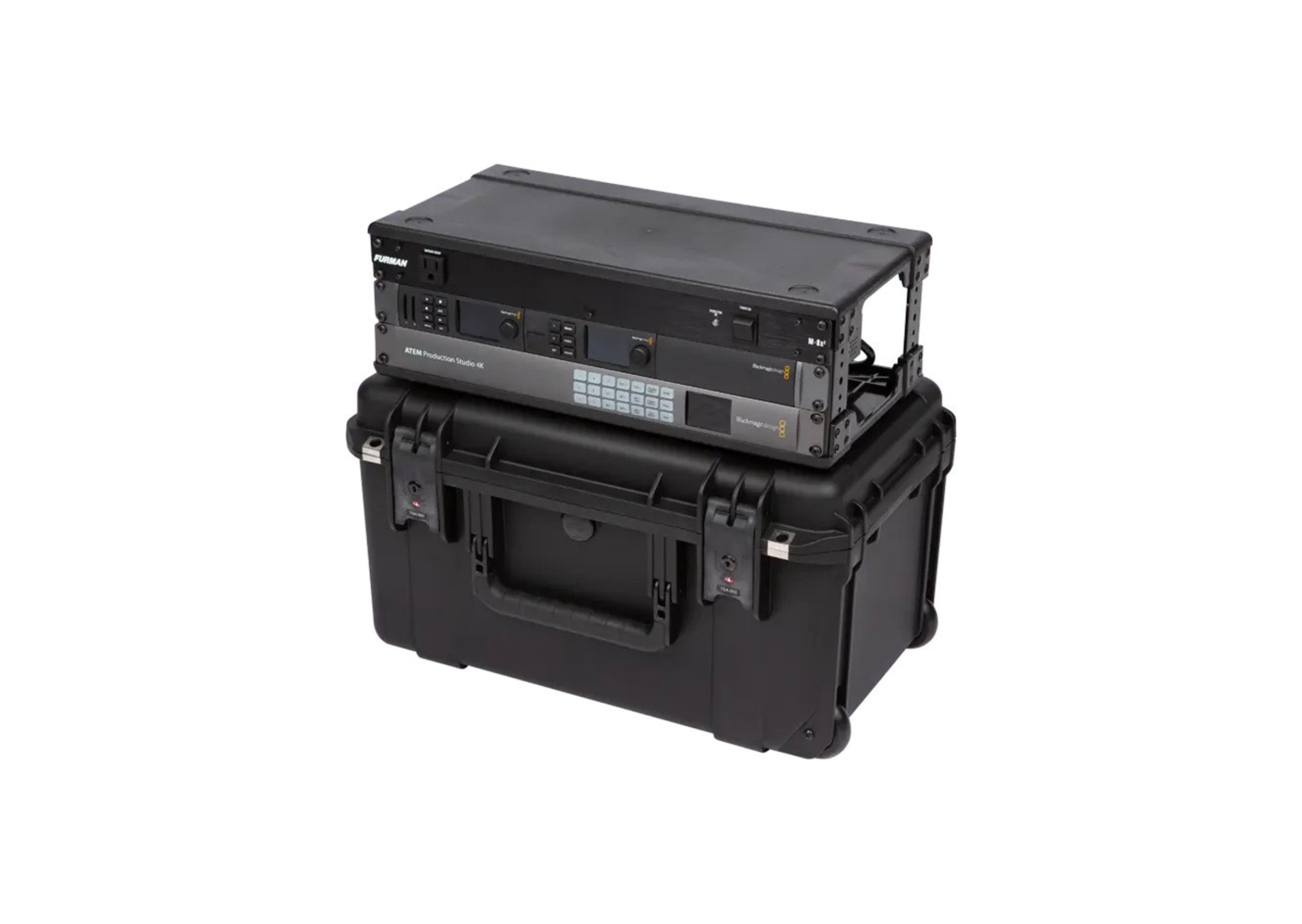 SKB Cases 3i-2011M103U 9-Inches iSeries Injection Molded Shallow Fly Rack - 3 Unit by SKB Cases