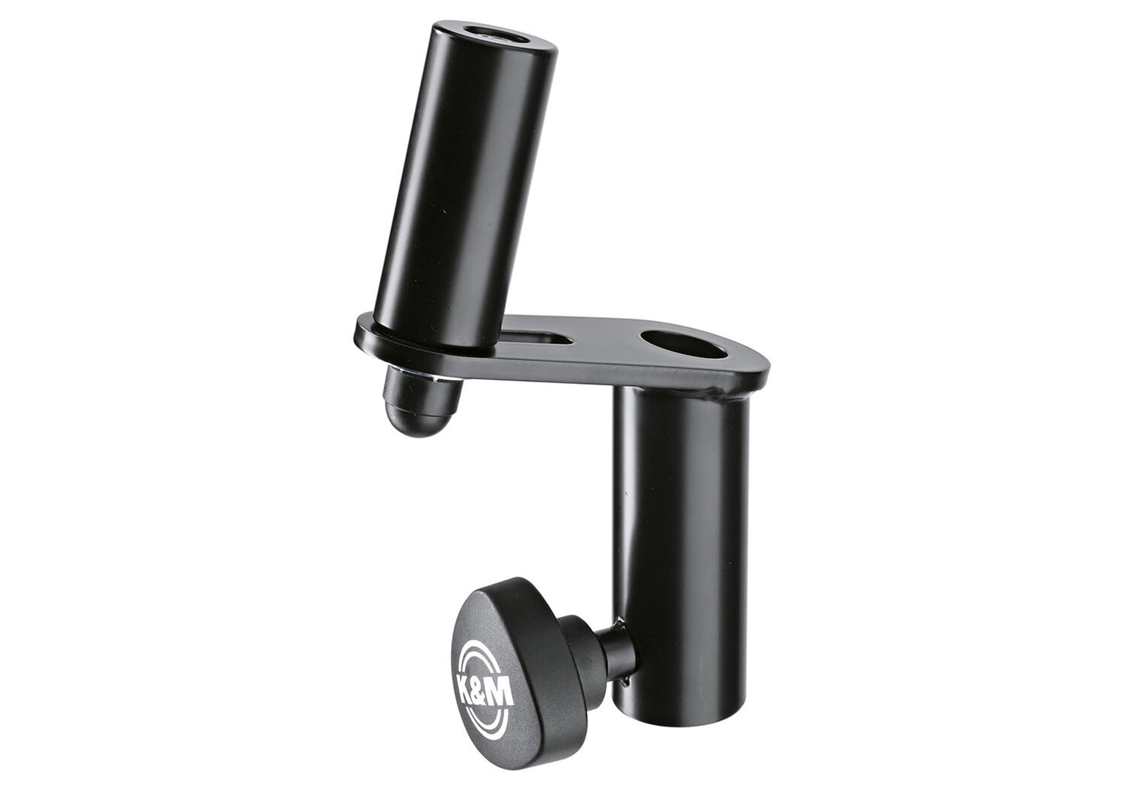 K&M 19671 35mm Tube Speaker Tilt Connector with 15° Incline Angle -  Black by K&M