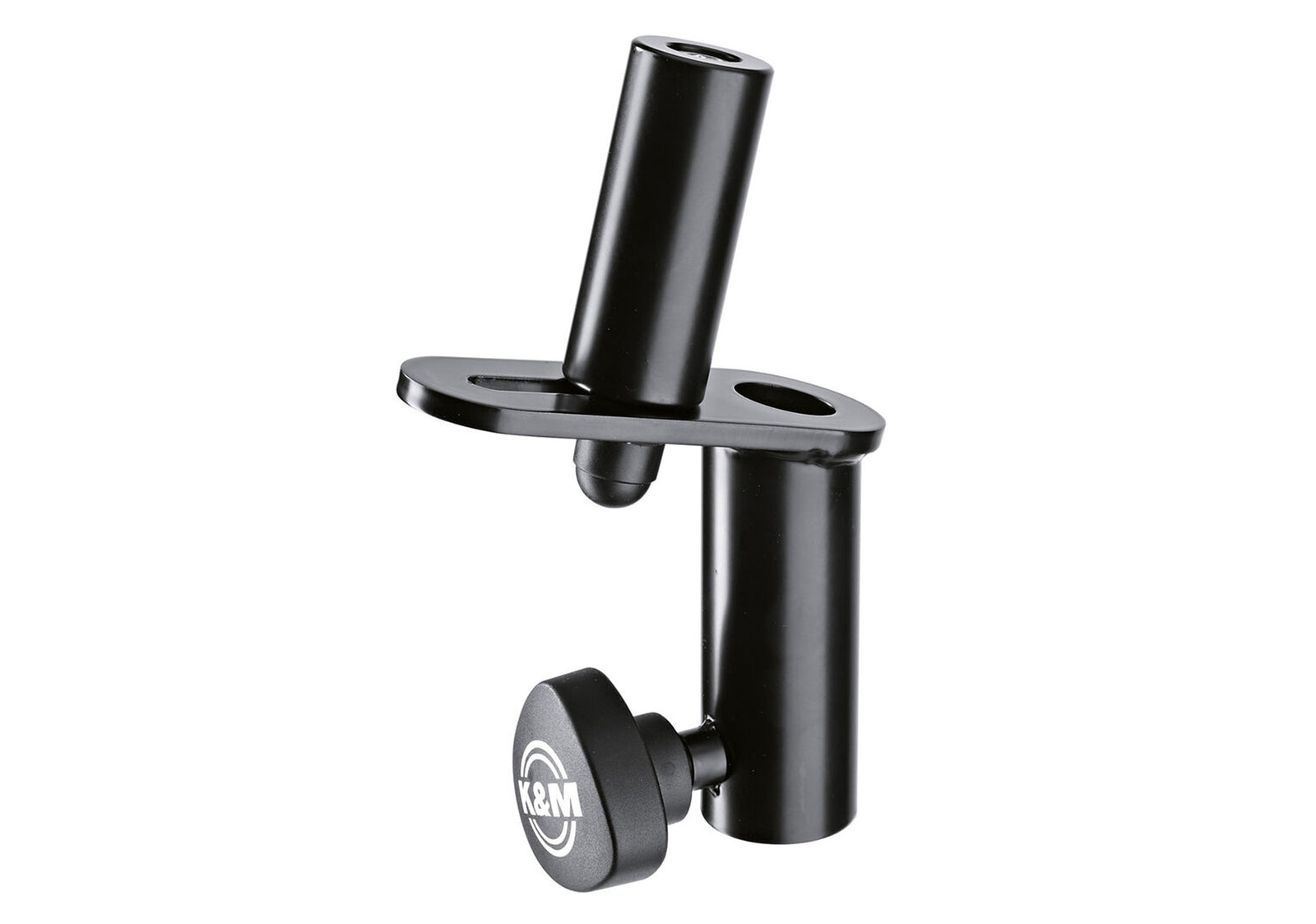 K&M 19671 35mm Tube Speaker Tilt Connector with 15° Incline Angle -  Black by K&M