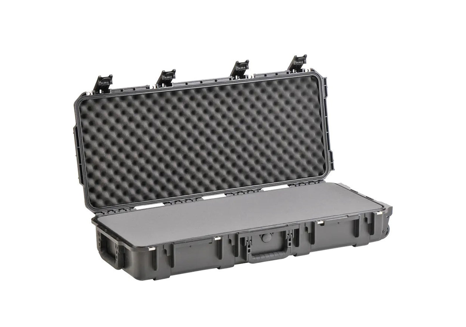 SKB Cases 3i-3614-6B-L, iSeries Waterproof Case with Layered Foam and Wheels - Black by SKB Cases