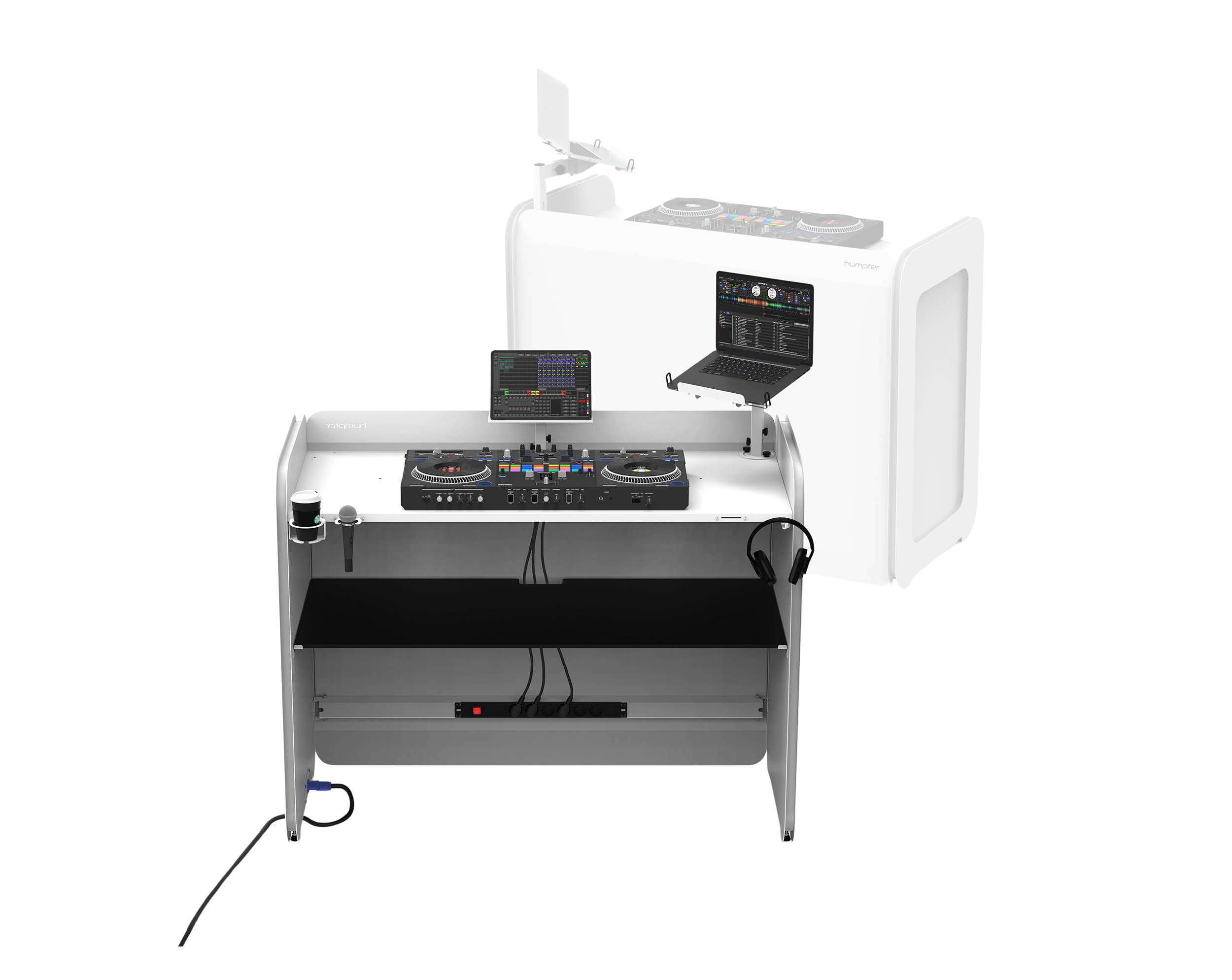 ProX XFH-HUMPTERCUBE Professional Compact DJ Workstation by ProX Cases