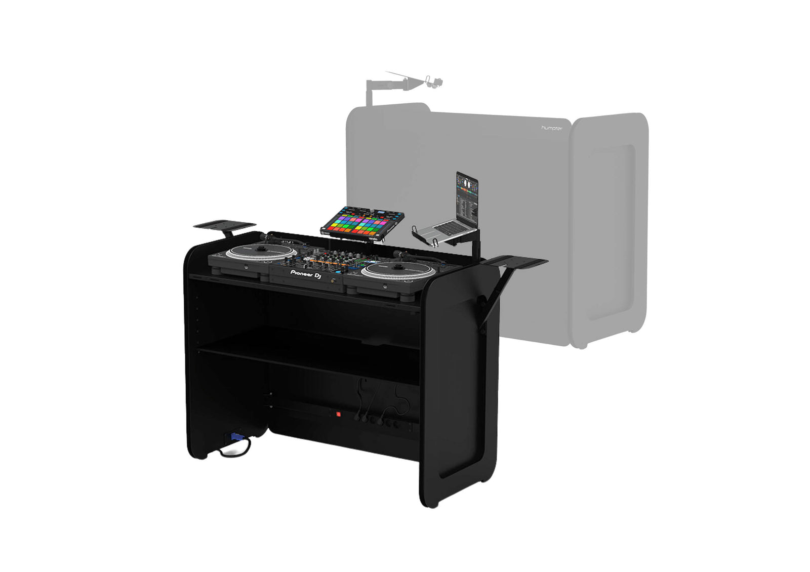 ProX XFH-HUMPTERCUBE Professional Compact DJ Workstation by ProX Cases