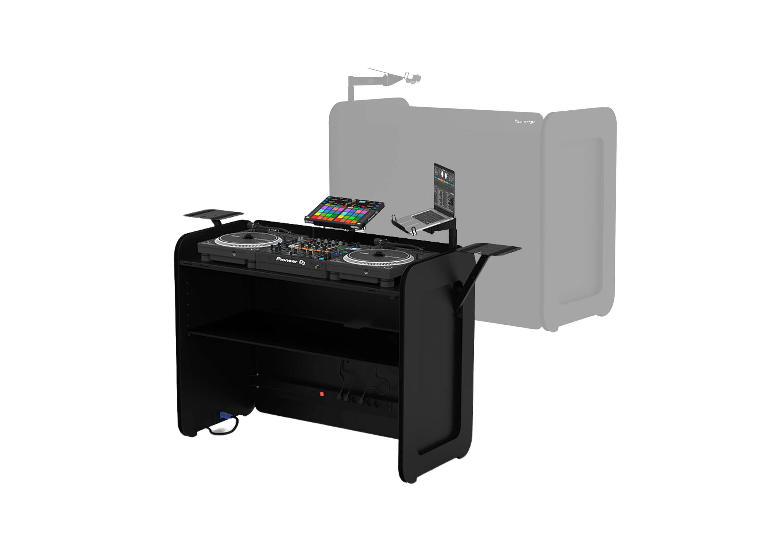 ProX XFH-HUMPTERCUBE Professional Compact DJ Workstation by ProX Cases