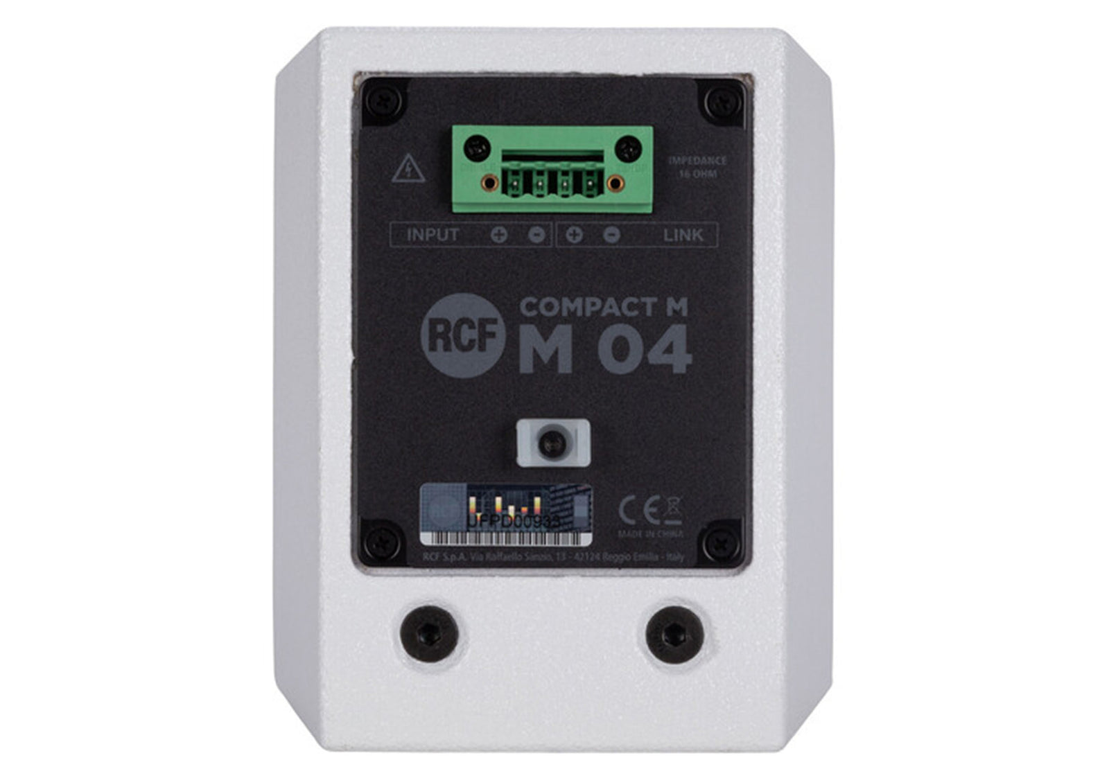 RCF COMPACT M 04-W Two-Way Professional Speakers - White by RCF