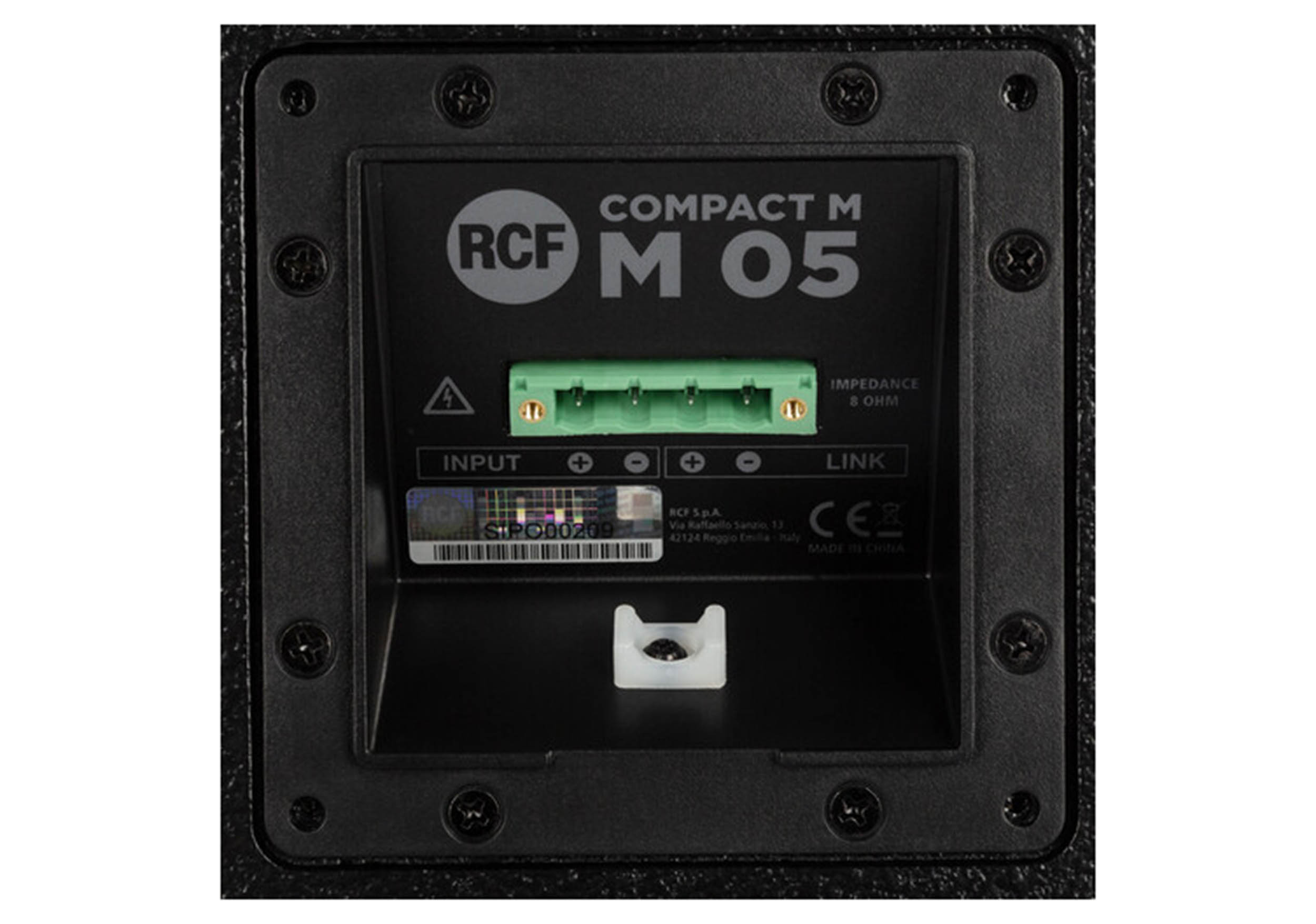 RCF COMPACT M 05, Two-Way Professional Speakers - Black by RCF