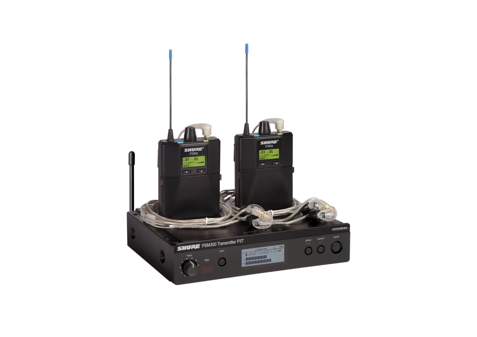 Shure P3TRA215TWP, PSM300 Twin Pack Pro Ideal Monitoring Solution by Shure