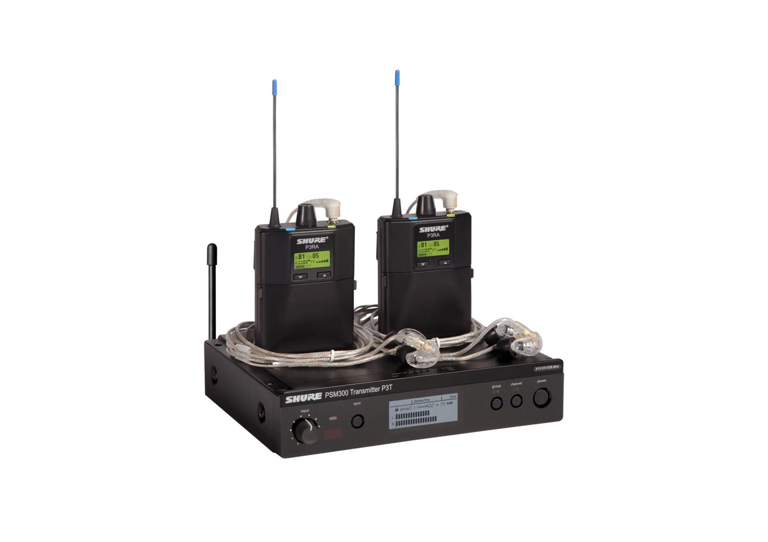 Shure P3TRA215TWP, PSM300 Twin Pack Pro Ideal Monitoring Solution by Shure