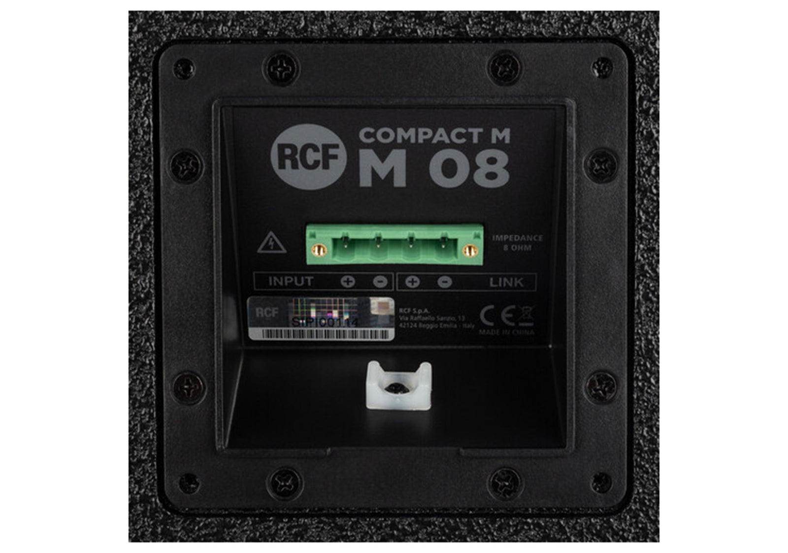 RCF COMPACT M 08 Two-Way Professional Speakers - Black by RCF
