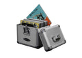 Odyssey KLP1SIL KROM Series Utility Case For  70 LPs and 12-Inch Vinyl Records - Silver by Odyssey