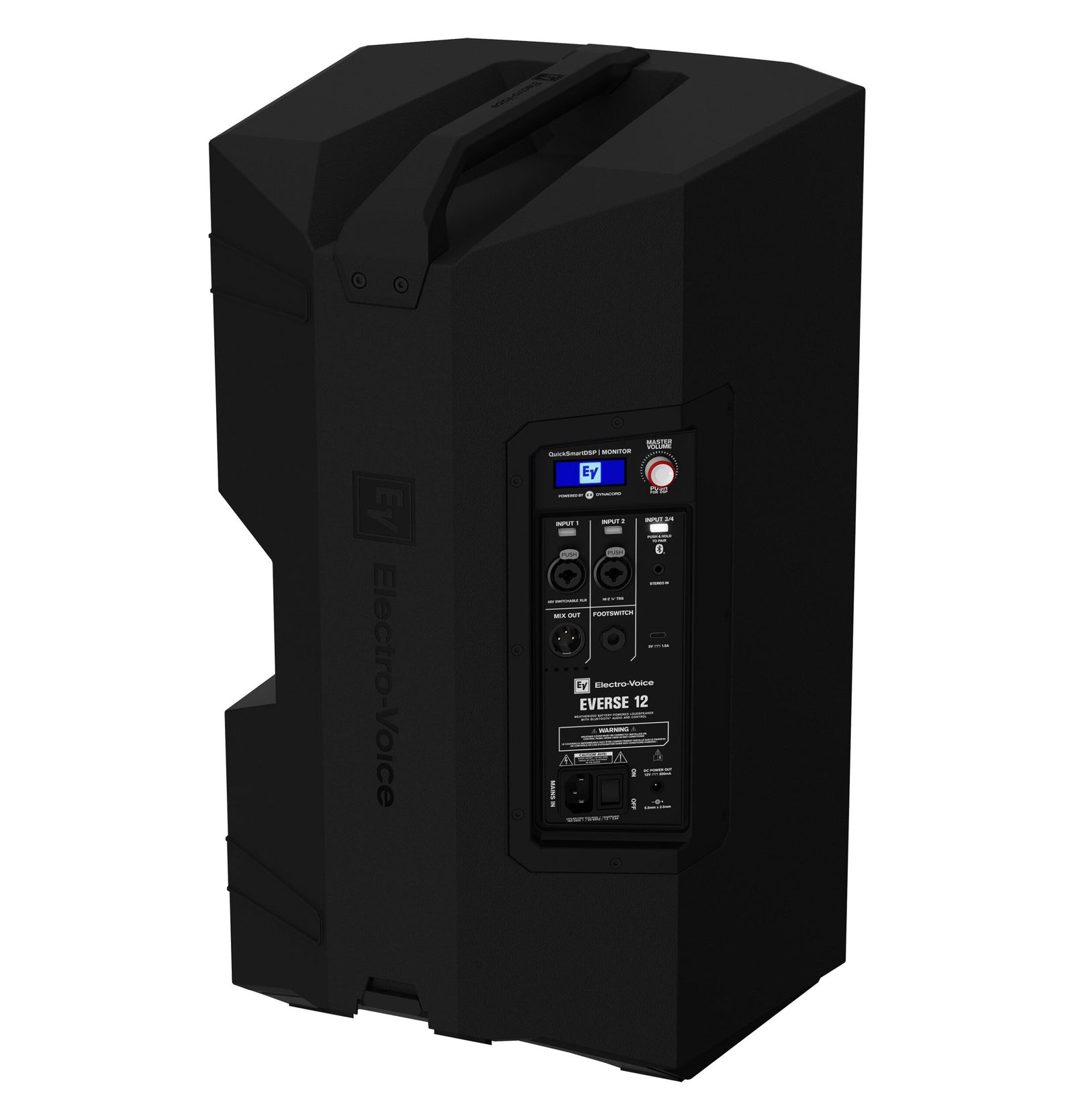 Electro-Voice Everse 12 12-inch 2-way Battery-powered PA Speaker - Black by Electro-Voice