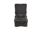 SKB Cases 3R2423-17B-CW, rSeries Waterproof Utility Case with Wheels and Cubed Foam by SKB Cases