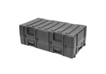 SKB Cases 3R4222-14B-EW, rSeries Waterproof Utility Empty Case with Wheels - 42" x 22" x 14" by SKB Cases