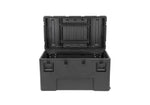 SKB Cases 3R4222-24B-EW rSeries Roto-Molded Empty Hard Case with Wheels - 42" x 22" x 24" by SKB Cases
