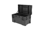 SKB Cases 3R4222-24B-EW rSeries Roto-Molded Empty Hard Case with Wheels - 42" x 22" x 24" by SKB Cases