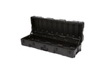 SKB Cases 3R4714-10B-EW rSeries Roto-Molded Empty Hard Case with Wheels - 47" x 14" x 10" by SKB Cases