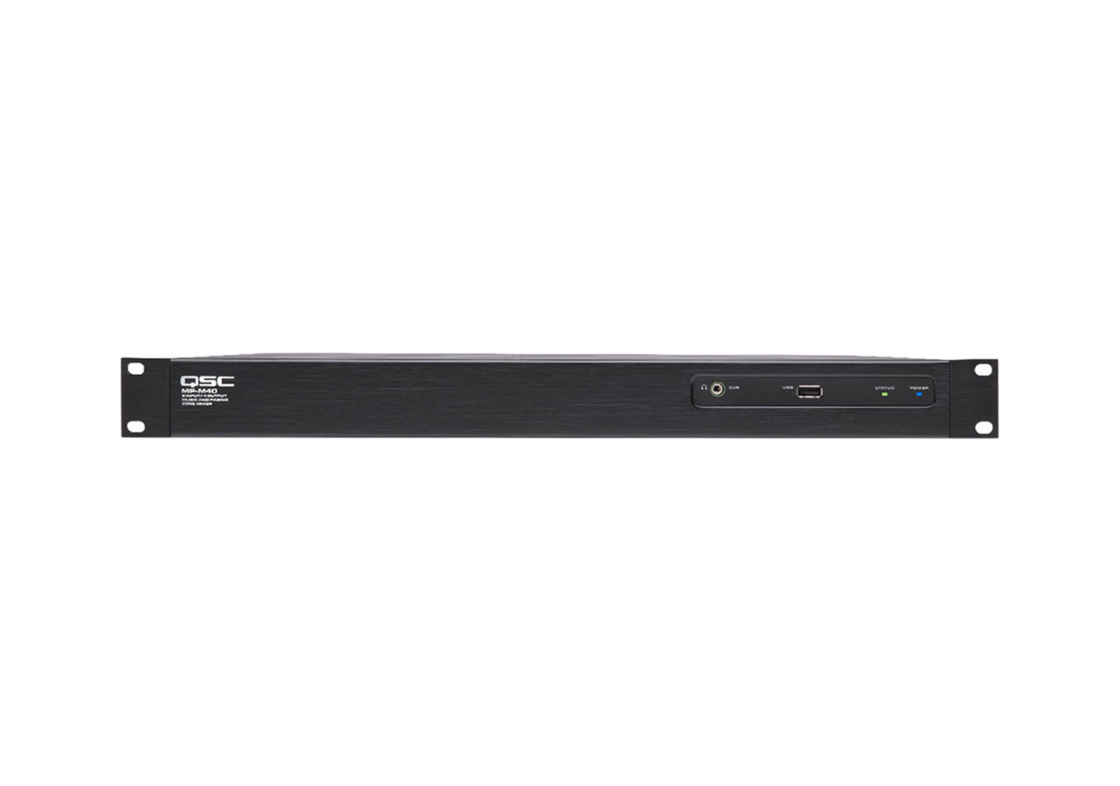 QSC MP-M40 Digital Business Music and Paging Zone Mixer/Processor - 8 Inputs and 4 Outputs by QSC