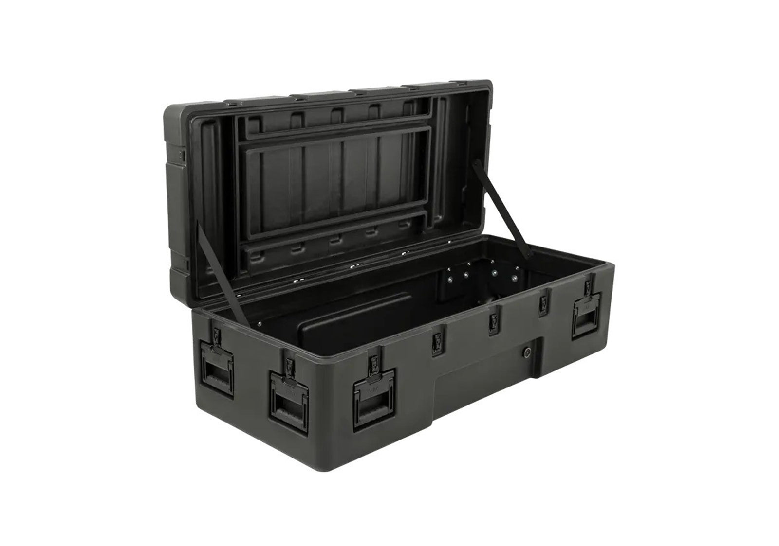 SKB Cases 3R5020-14B-EW rSeries Roto-Molded Empty Hard Case with Wheels - 50" x 20" x 14" by SKB Cases