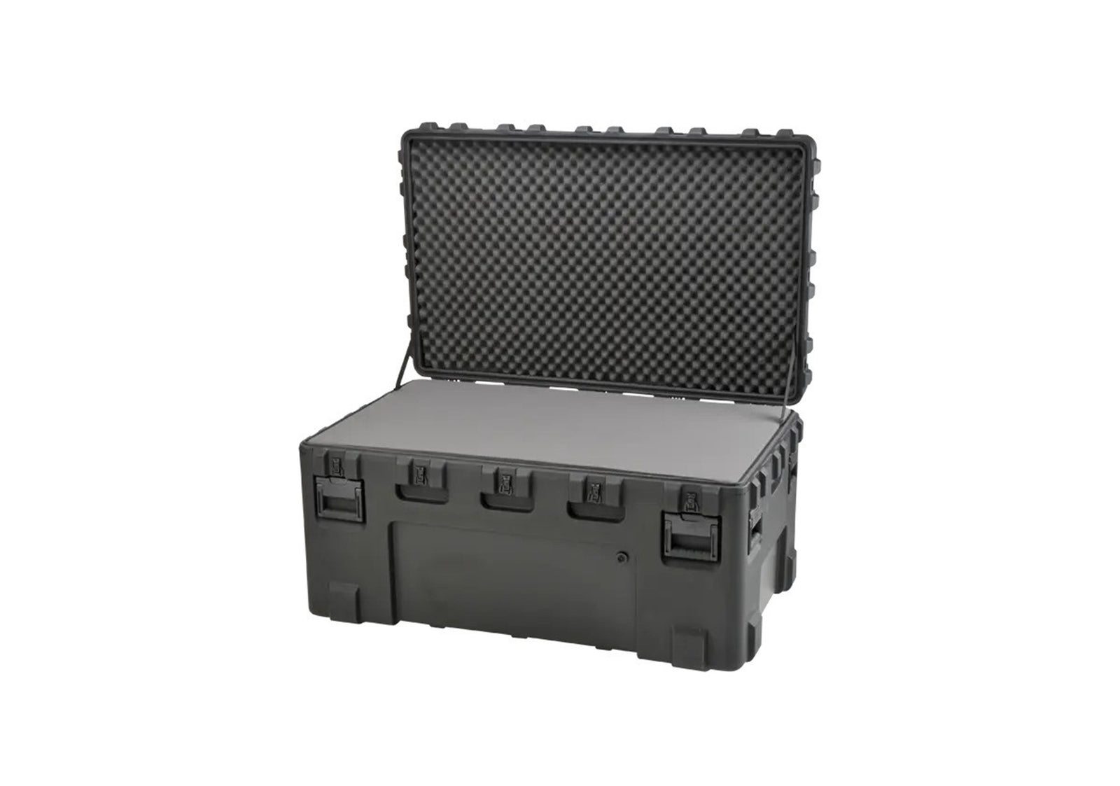 SKB Cases 3R5030-24B-L rSeries Roto-Molded Hard Case with Layered Foam - 50” x 30” x 24” by SKB Cases