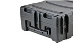 SKB Cases 3R6223-10B-EW rSeries Roto-Molded Empty Hard Case with Wheels - 62" x 23" x 10" by SKB Cases