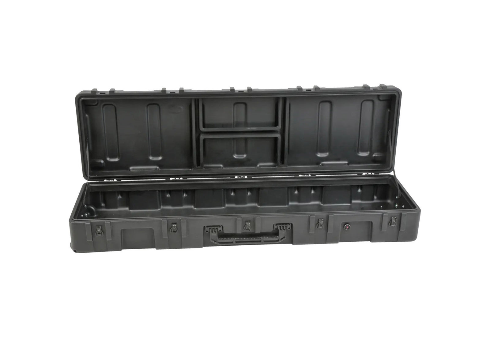 SKB Cases 3R6416-8B-EW rSeries Roto-Molded Empty Hard Case with Wheels - 64" X 16" X 8" by SKB Cases