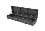 SKB Cases 3R6416-8B-EW rSeries Roto-Molded Empty Hard Case with Wheels - 64" X 16" X 8" by SKB Cases
