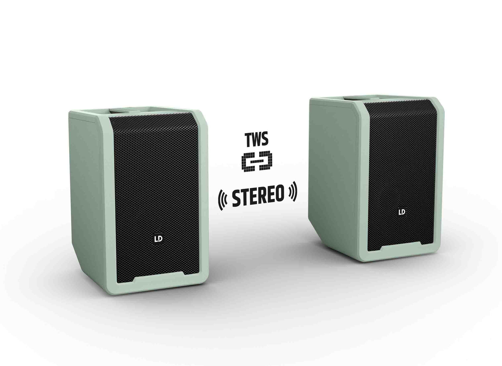 B-Stock: LD Systems LDS-ANNY8GN(US) Portable Battery-Powered Bluetooth PA Loudspeaker with Mixer - Adventure Green by LD Systems