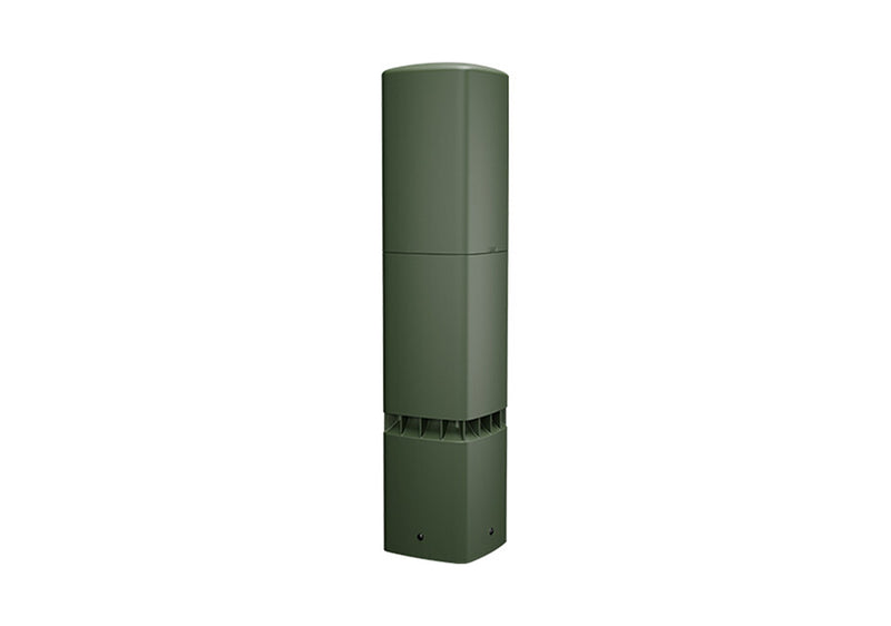 QSC AD-DWL.SUB Dual 5.25in Subwoofer Direct Weather Landscape Bollard Loudspeaker - 360 Degree Coverage by QSC