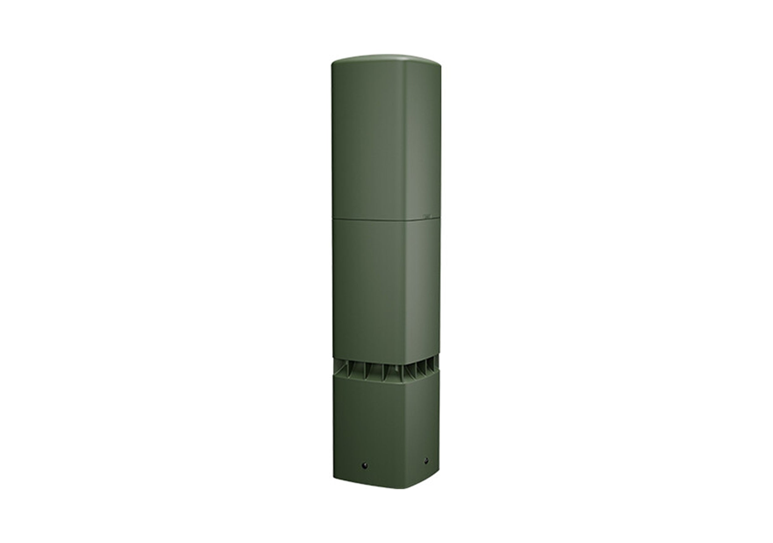 QSC AD-DWL.SUB Dual 5.25in Subwoofer Direct Weather Landscape Bollard Loudspeaker - 360 Degree Coverage by QSC