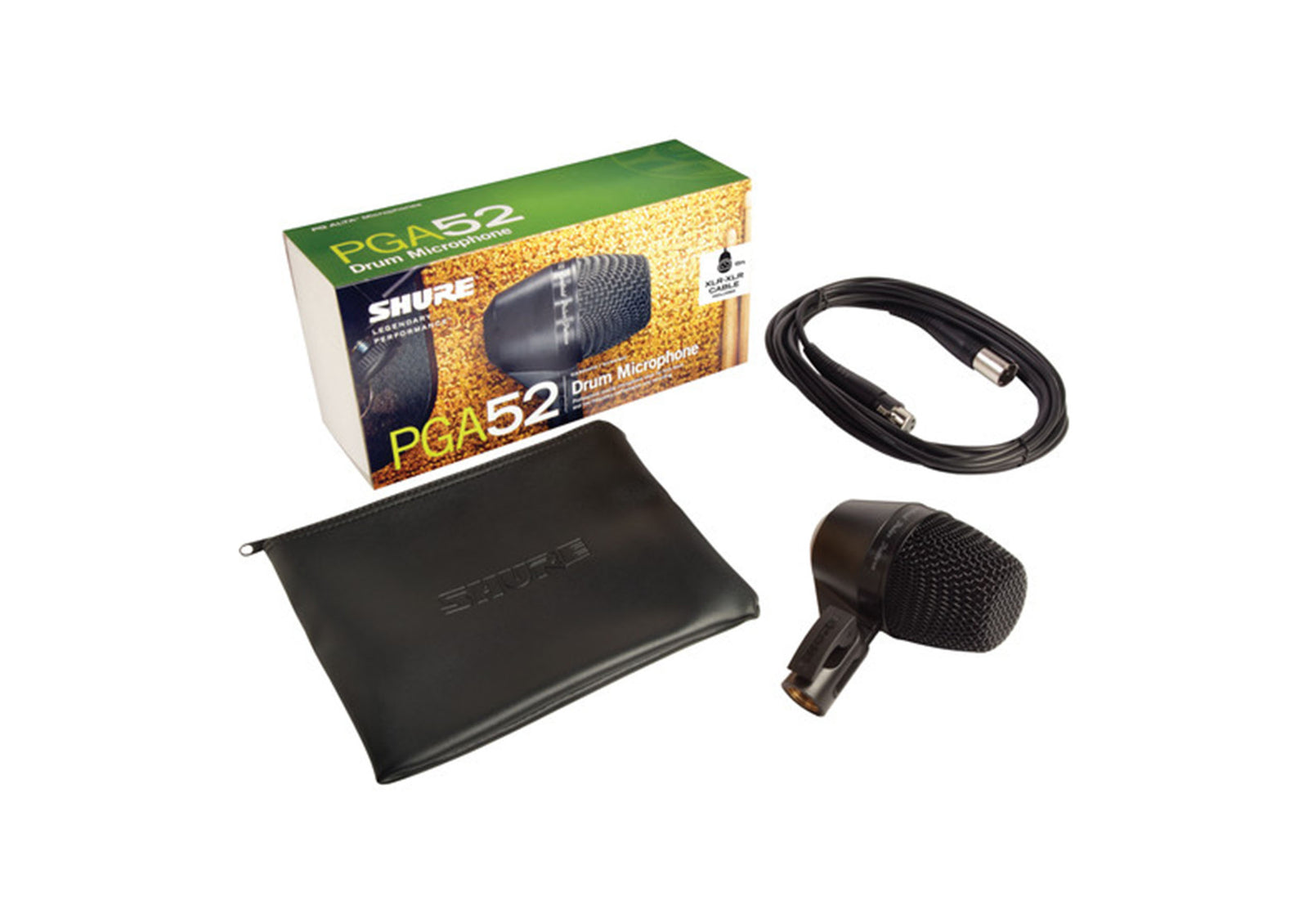 Shure PGA52 Cardioid Dynamic Kick Drum Microphone by Shure