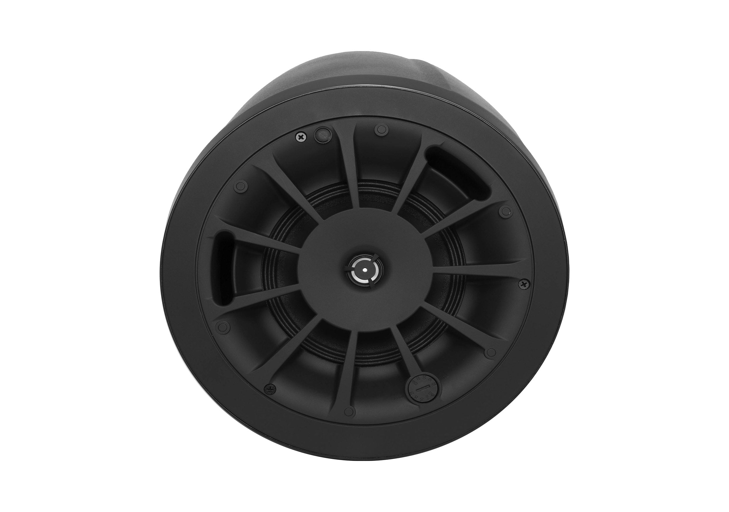 QSC AD-P4T-BK Acoustic Design Series 4.5 Inch 2-Way 30W Pendant-Mount Loudspeaker - Black by QSC