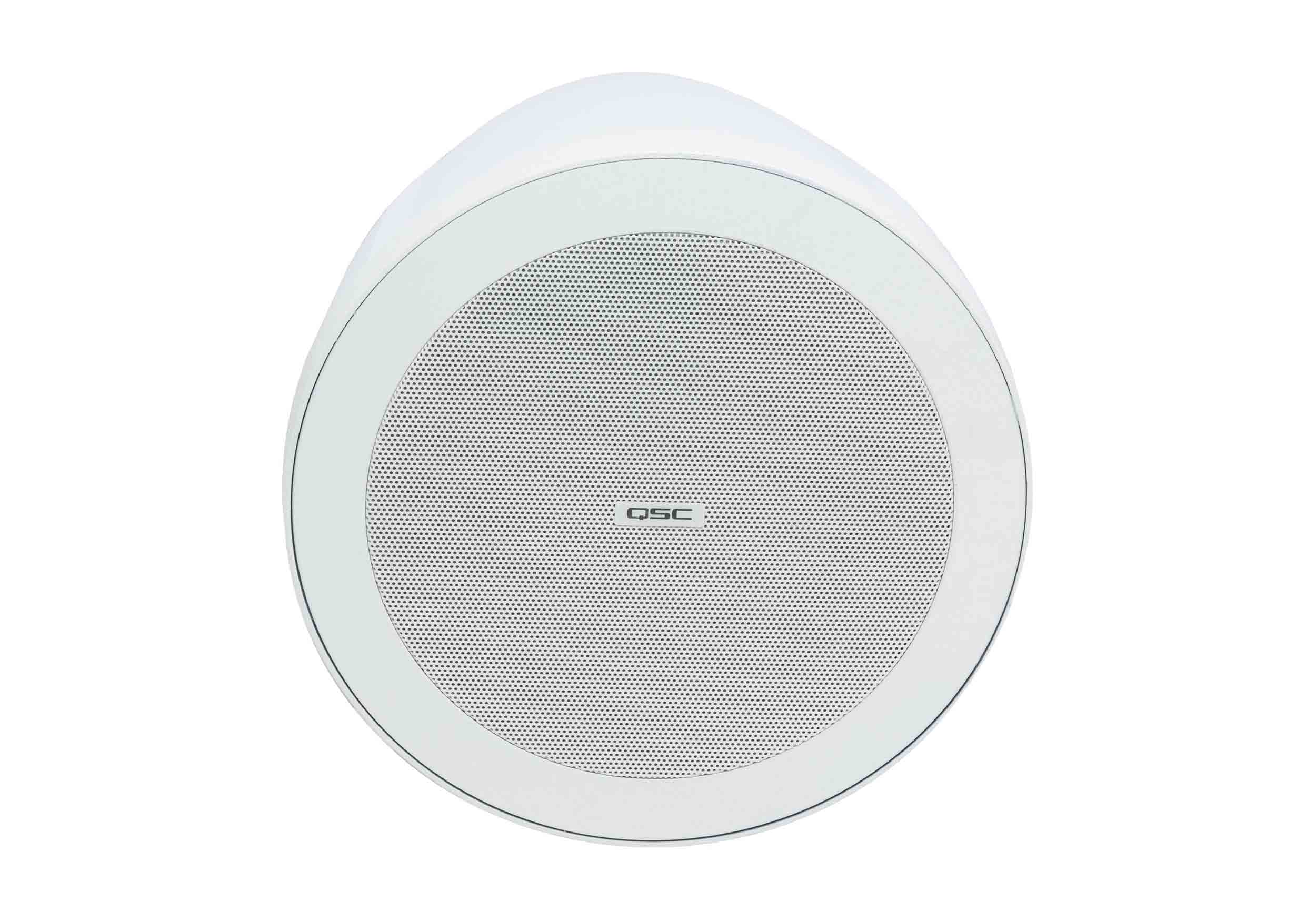 QSC AD-P4T-WH Acoustic Design Series 4.5" 2-Way 30W Pendant-Mount Loudspeaker - White by QSC