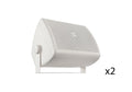 QSC AC-S4T-WH Acoustic Coverage Series 4" 2-Way 16W Loudspeaker - Pair White by QSC