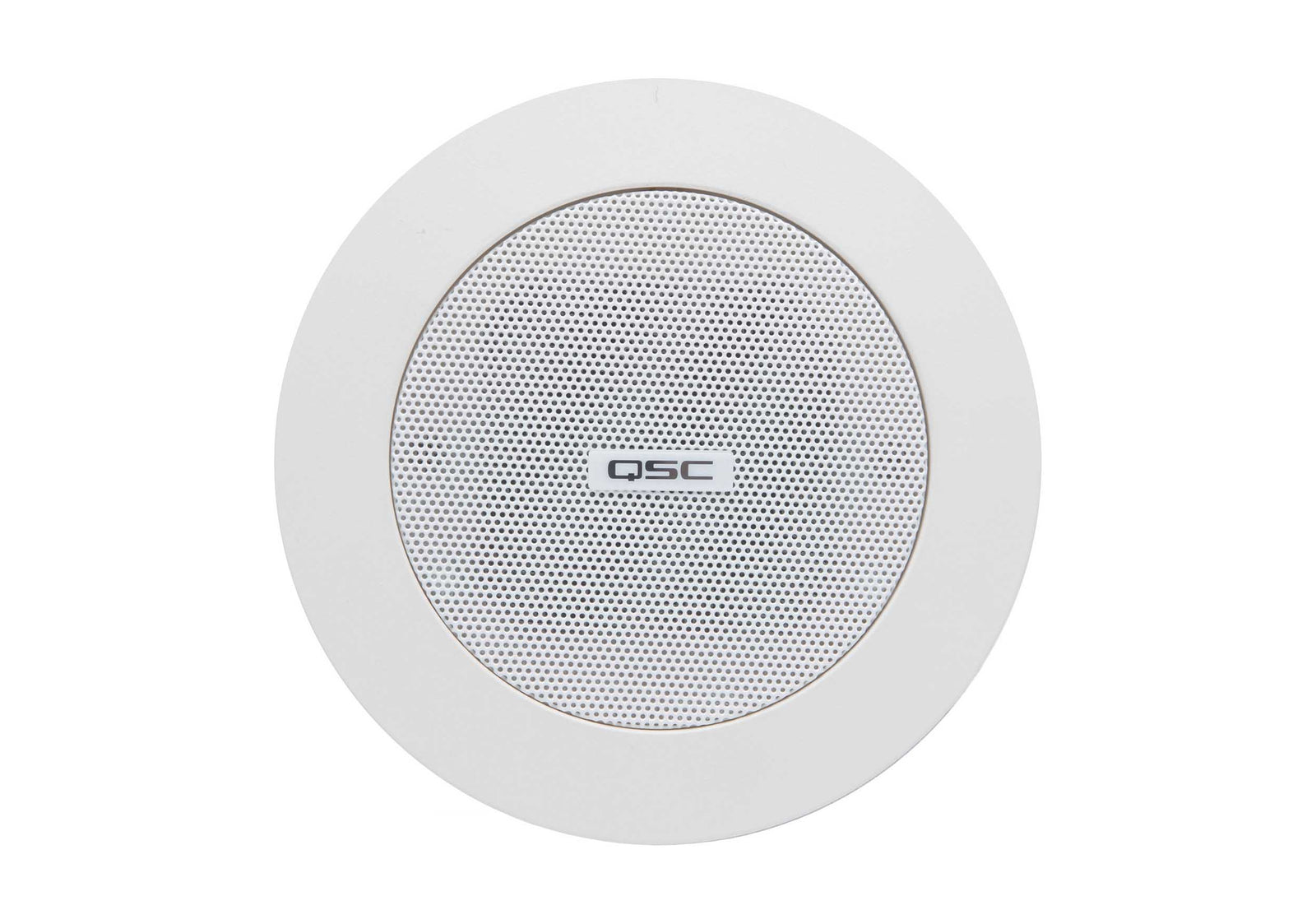 QSC AD-C.SAT-WH 2.75-Inch Small Format Ceiling Satellite Loudspeaker - Pair White by QSC