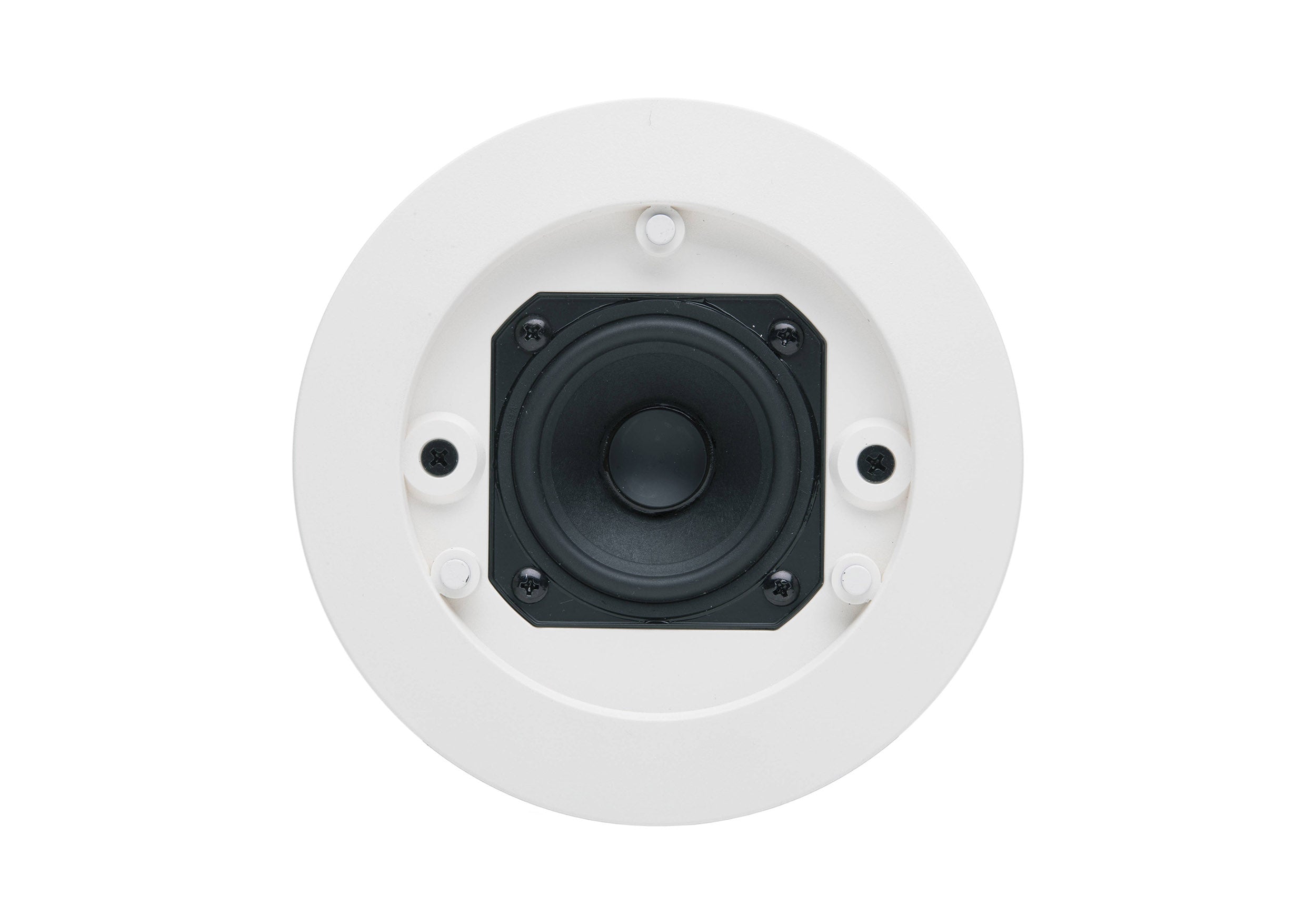 QSC AD-C.SAT-WH 2.75-Inch Small Format Ceiling Satellite Loudspeaker - Pair White by QSC