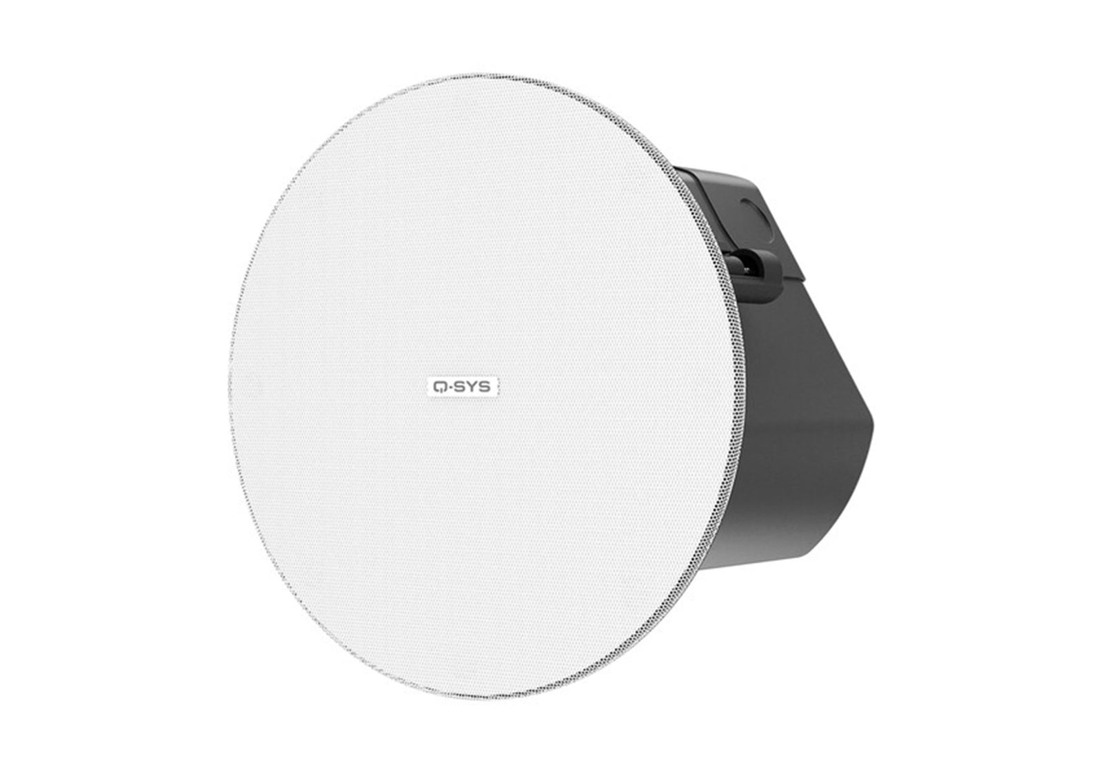 QSC AD-C4T-ZB-WH Acoustic Design 4.5" 2-Way Zero-Bezel Ceiling Loudspeaker - Pair White by QSC